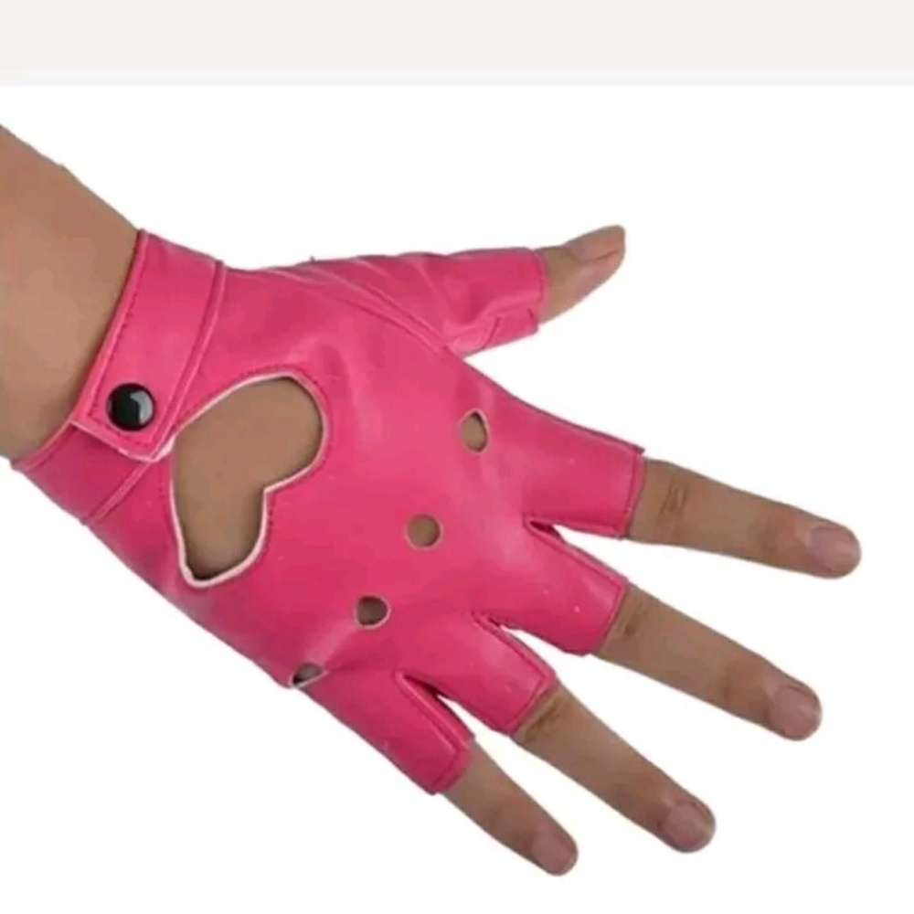 Cute Faux leather gloves